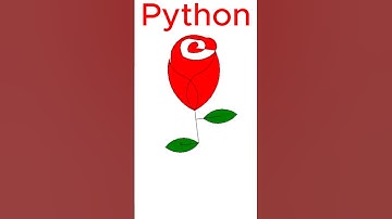 🌸 Stunning Flower Design with Python! 🐍🎨#Python #Flowers #Design #Coding #Programming #Shorts.