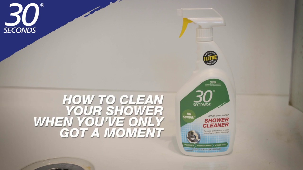 How To Clean Shower Doors - Vinegar Shower Cleaner for Hard Water