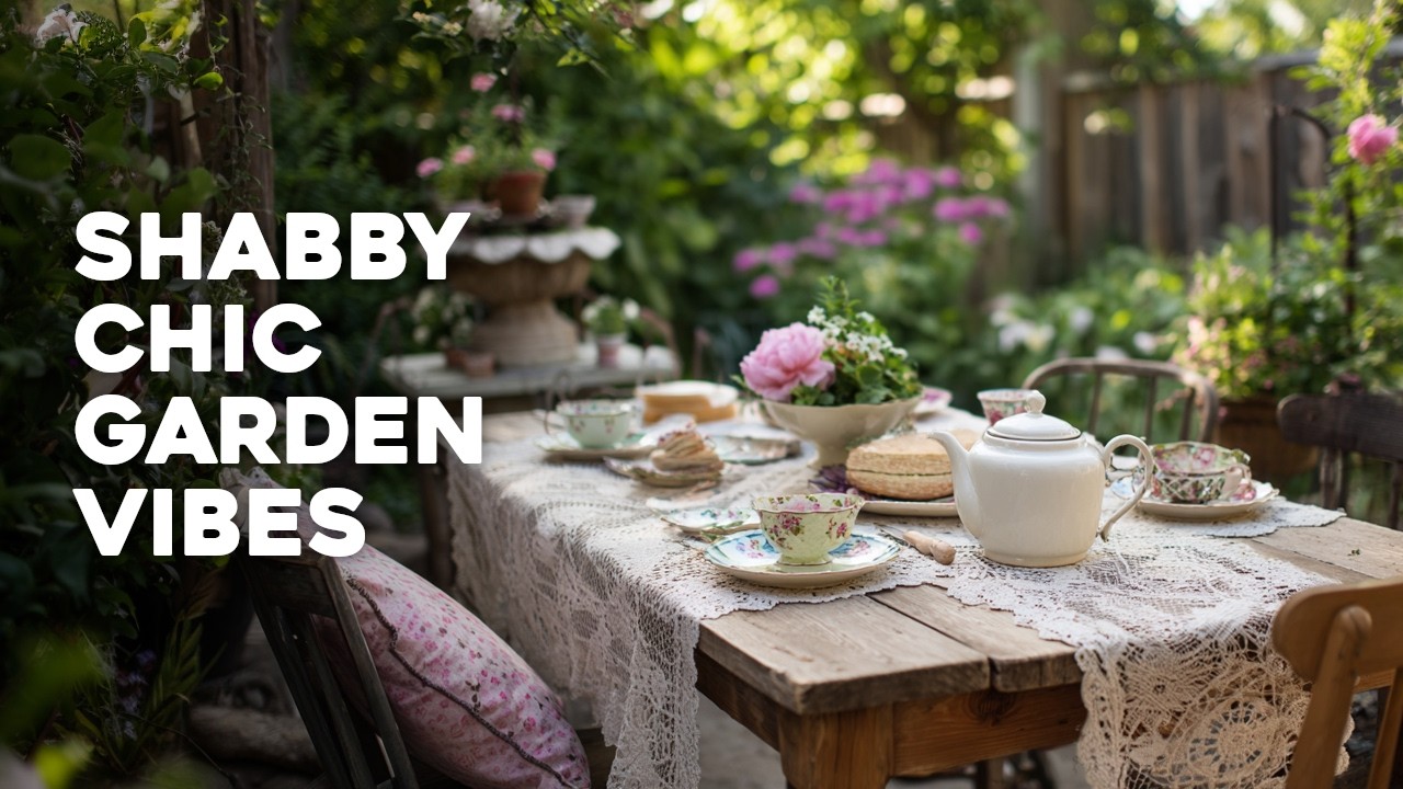 🌷 Shabby Chic Rustic Garden Inspirations for a Feminine, Aged, and Naturally Pretty Backyard