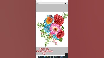 OMG Flower Design tutorial in computer videos #Short#youtubeshort#Art