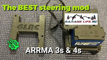 The ULTIMATE ARRMA 3s/4s steering upgrade stop having SLOPPY steering #rc4life