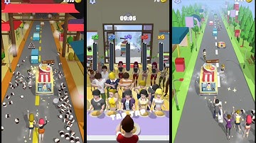 noodle rush run - game | all levels solution 1 - 14 | gameplay walkthrough