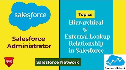 Hierarchical & External Lookup Relationship in Salesforce