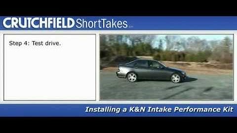 How to Install a K&N Cold Air Intake Kit | Crutchfield Video