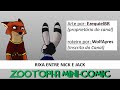 Zootopia mini comic ptbr  rixa entre nick e jack