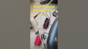 DIY solar powered phone charger 🔌 ☀️ ⚡️