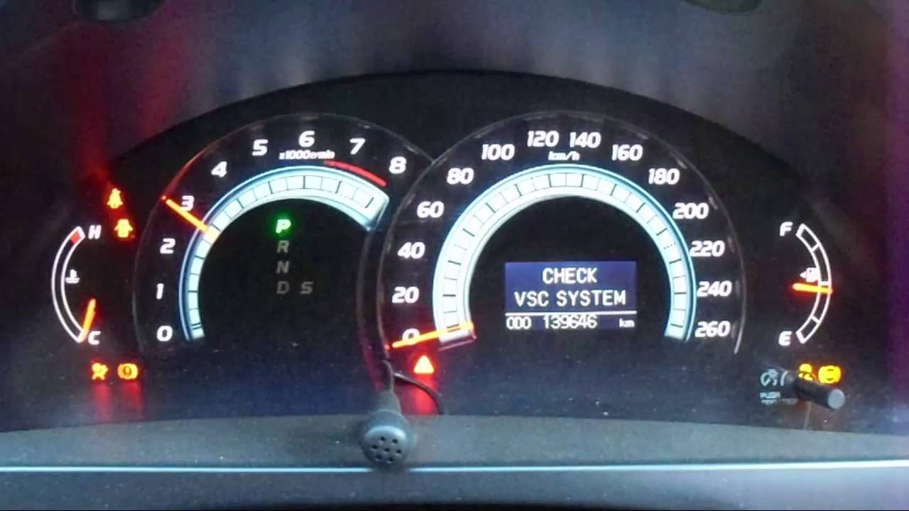 Check Vsc System Toyota Camry 2008 Wow Blog