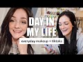 daily vlog | my everyday makeup + watch funny tiktoks with me!