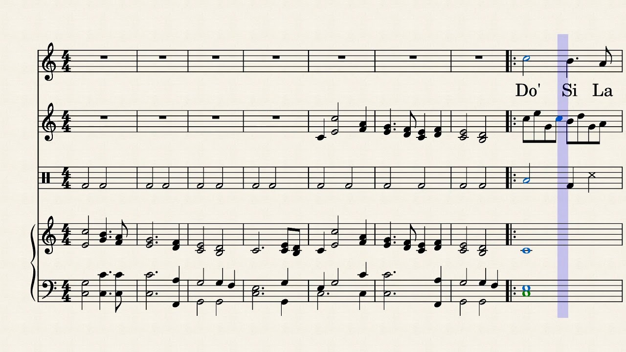 Joy to the World -C Major