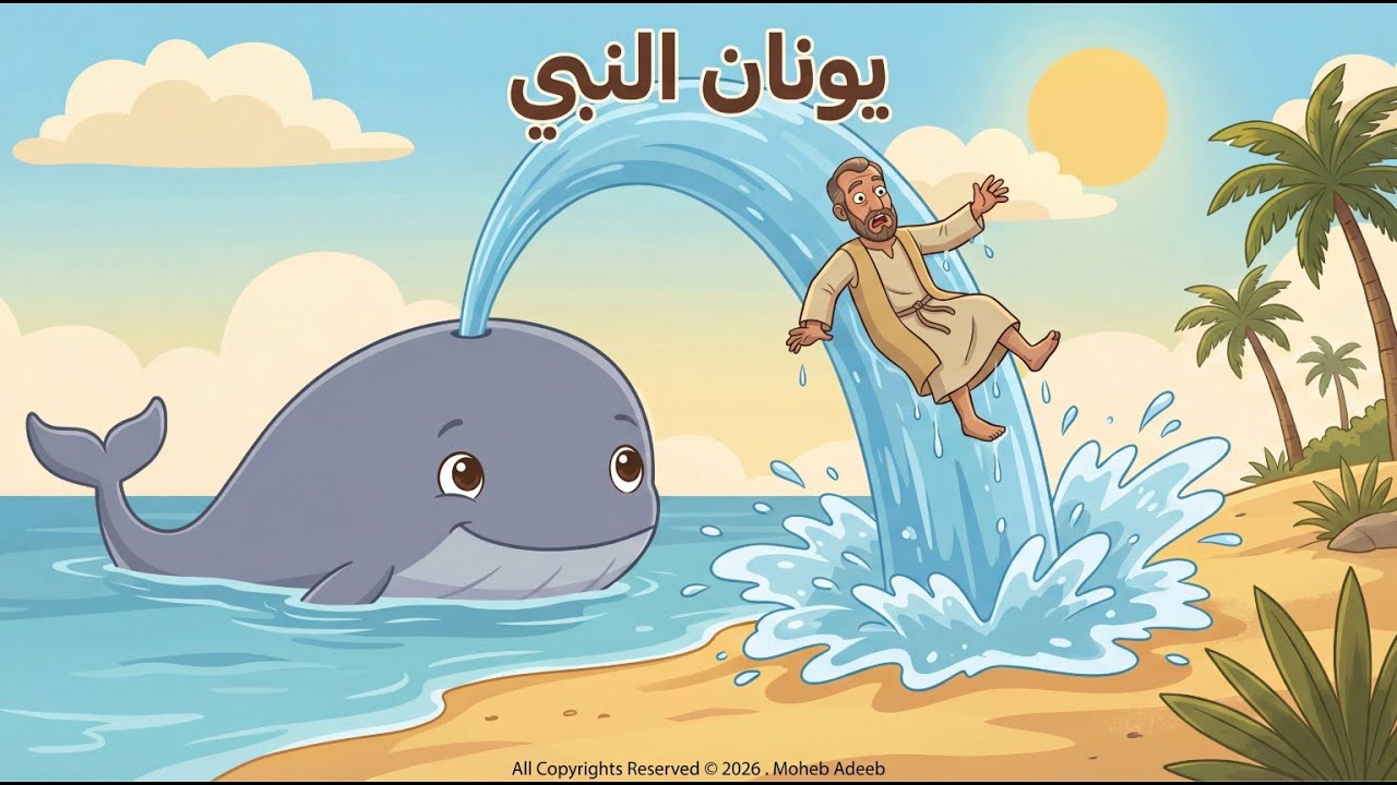 قصة يونان مصغرة - لأطفال حضانة