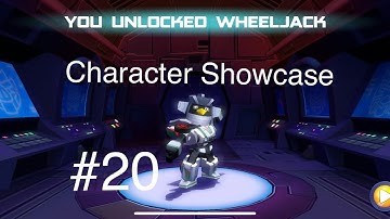 (Angry Birds Transformers) Gameplay (Part 20) of my new character WheelJack unlocked by 7500 tokens
