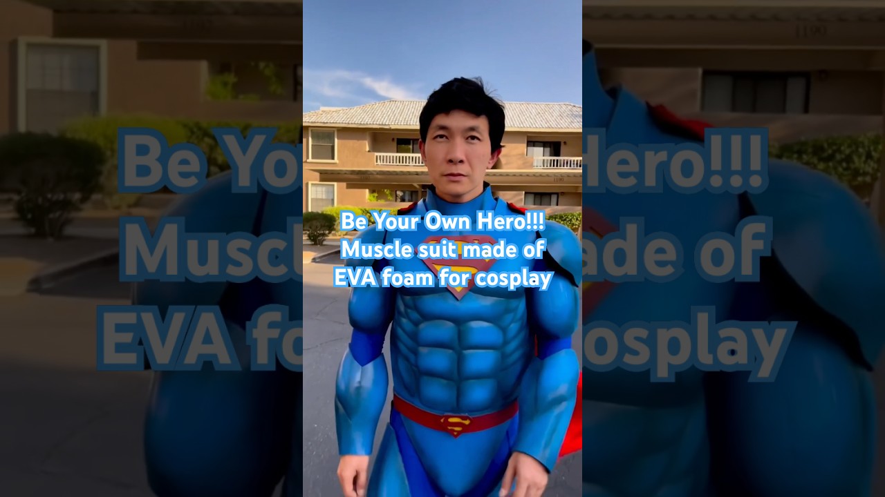 Muscle suit for superhero cosplay #superman #superhero #motivation #cosplay #dccomics #marvelcomics