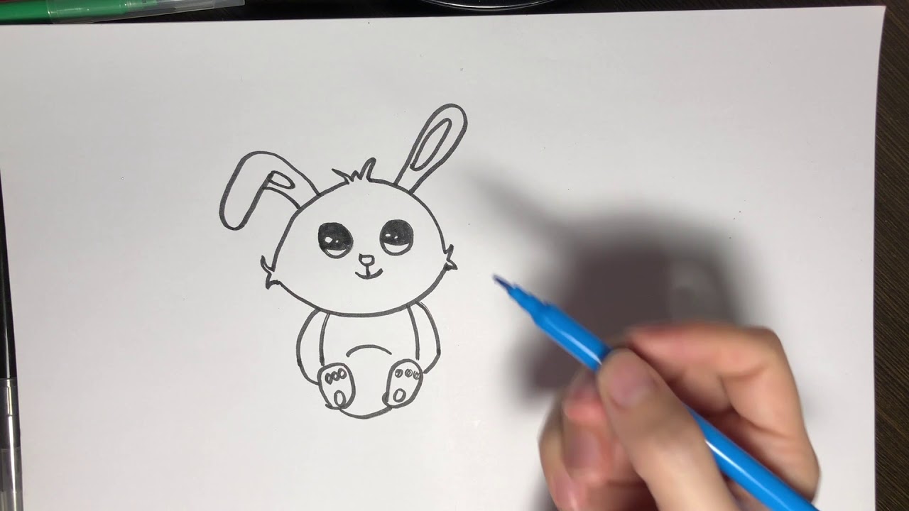 Зайка ручкой. Рисование ручкой Зайчонок. Зайка нарисовать ручкой. Заяц рисунок ручкой. Зайчик рисунок ручкой.