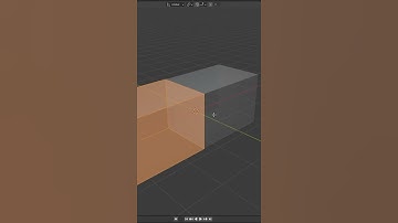 How to join the mirrored object #shorts
