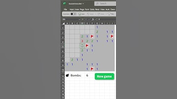 Minesweeper VBA Excel #excel #vba  #hobbies #excelonlinetraining