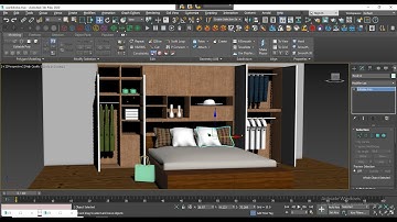 3dsmax Tutorials, Learn Texturing a Wardrobe (Almirah) & Assets from Scratch in 3dsmax.