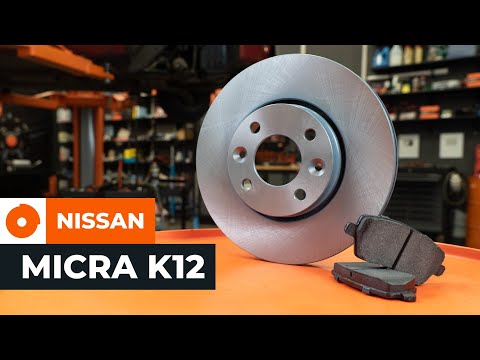 Как заменить передние тормозные диски и тормозные колодки на NISSAN MICRA K12 [ВИДЕОУРОК AUTODOC]