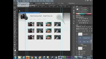 Photoshop Web Design Layout - Part 4