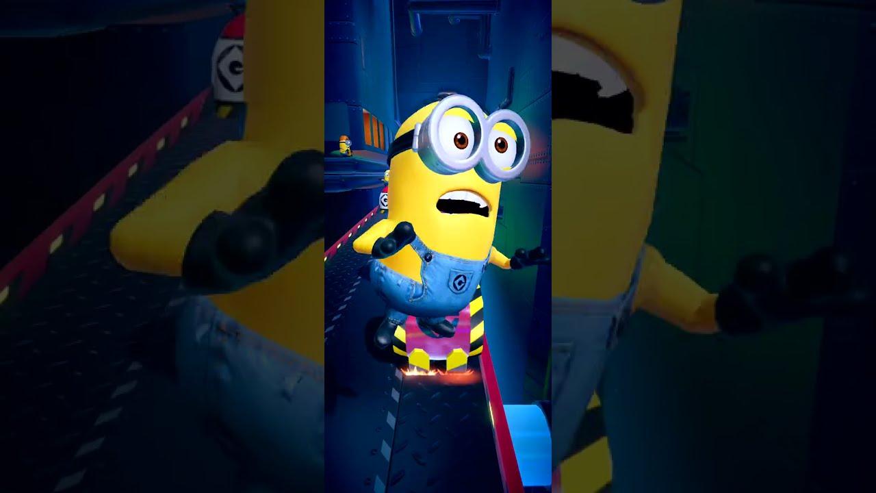 Playing minion Rush for 4 mins