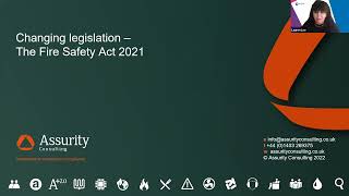 West Midlands Branch webinar - Fire Safety Management Post Grenfell