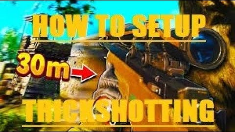 How To Setup Bots To TRICKSHOT On COLD WAR - Danworth