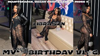 MY 24TH BIRTHDAY MAINTENANCE + VLOG ★ | hair, diy nails, lashes, surprise dinner+ more grwm