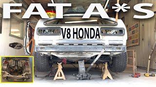 From Front Wheel Drive To Rear Wheel Drive? How It Is Possible? V8 Swapped Honda Accord
