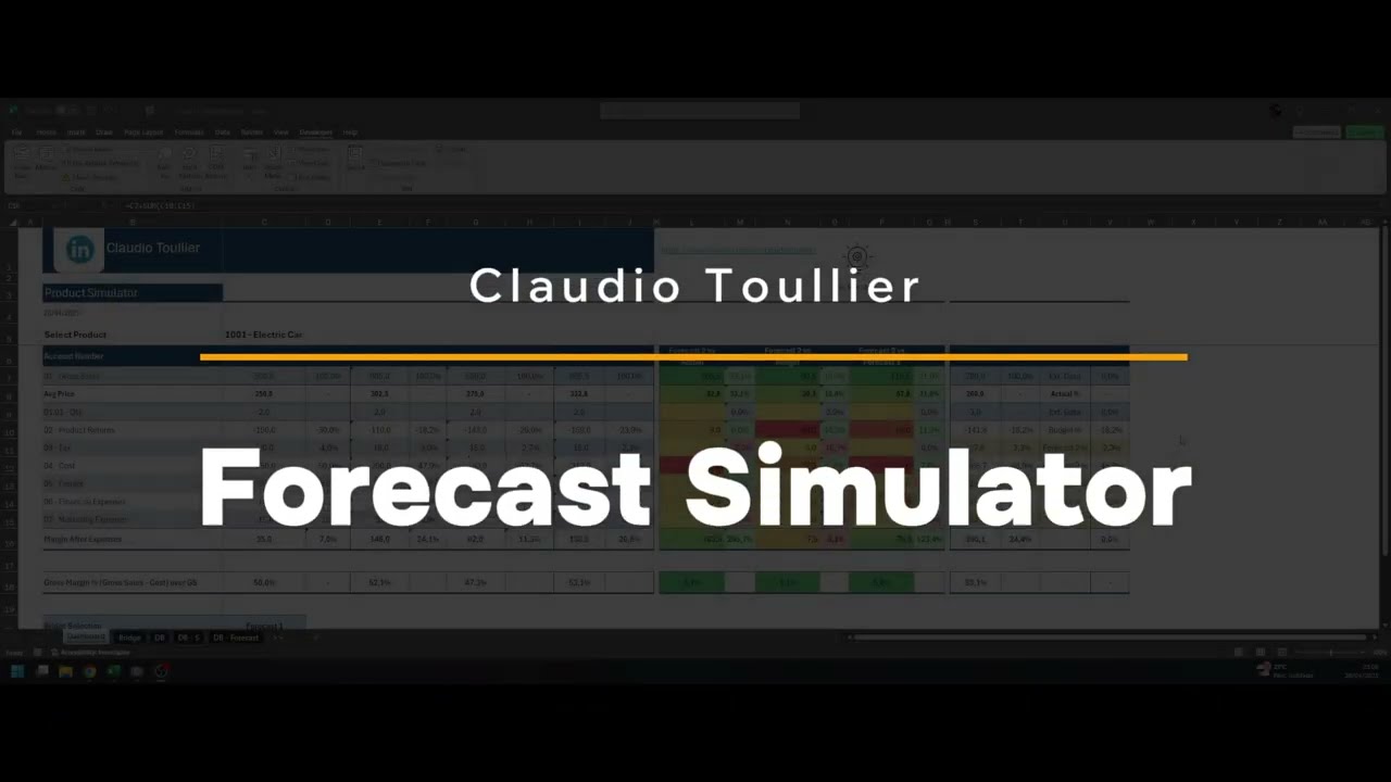 Excel Forecasting Tool for Margin After Expenses | Smarter FP&A Scenarios
