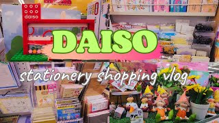 shopping in Korea vlog. daiso.  stationery haul. #shoppingvlog #haul #lifeinkorea #koreavlog