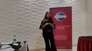 "Half Plate" - Level 1 Project 3 Speech by Toastmaster Rishija Bagaria