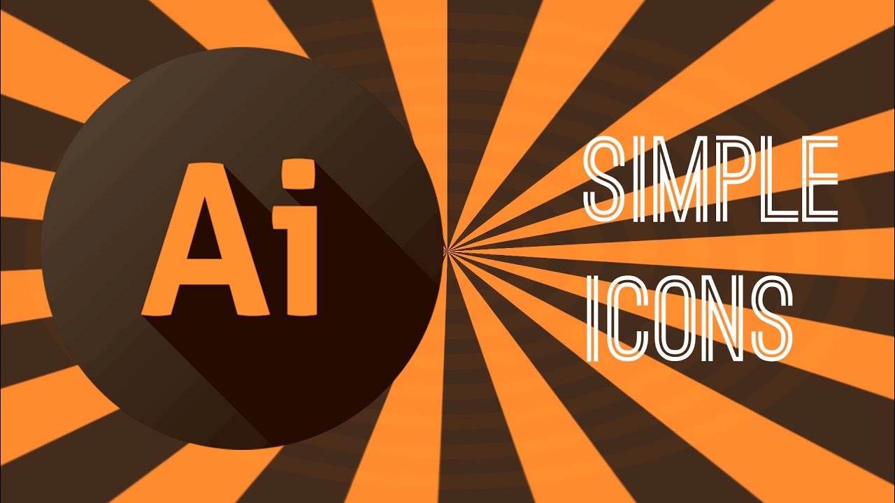Make Simple Icons: Illustrator - YouTube