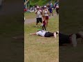 Tyler Holton takes on the hill slide at the Little League Classic