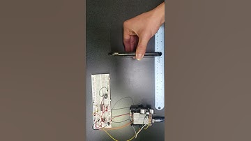 Ultrasonic Sonar-powered Proximity Sensor and Alarm test