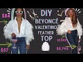 DIY Beyoncé Valentino Feather Top