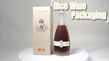 Rice Wine Packaging Design | Custom Packaging Solutions