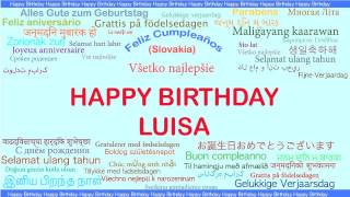 Luisa   Languages Idiomas - Happy Birthday