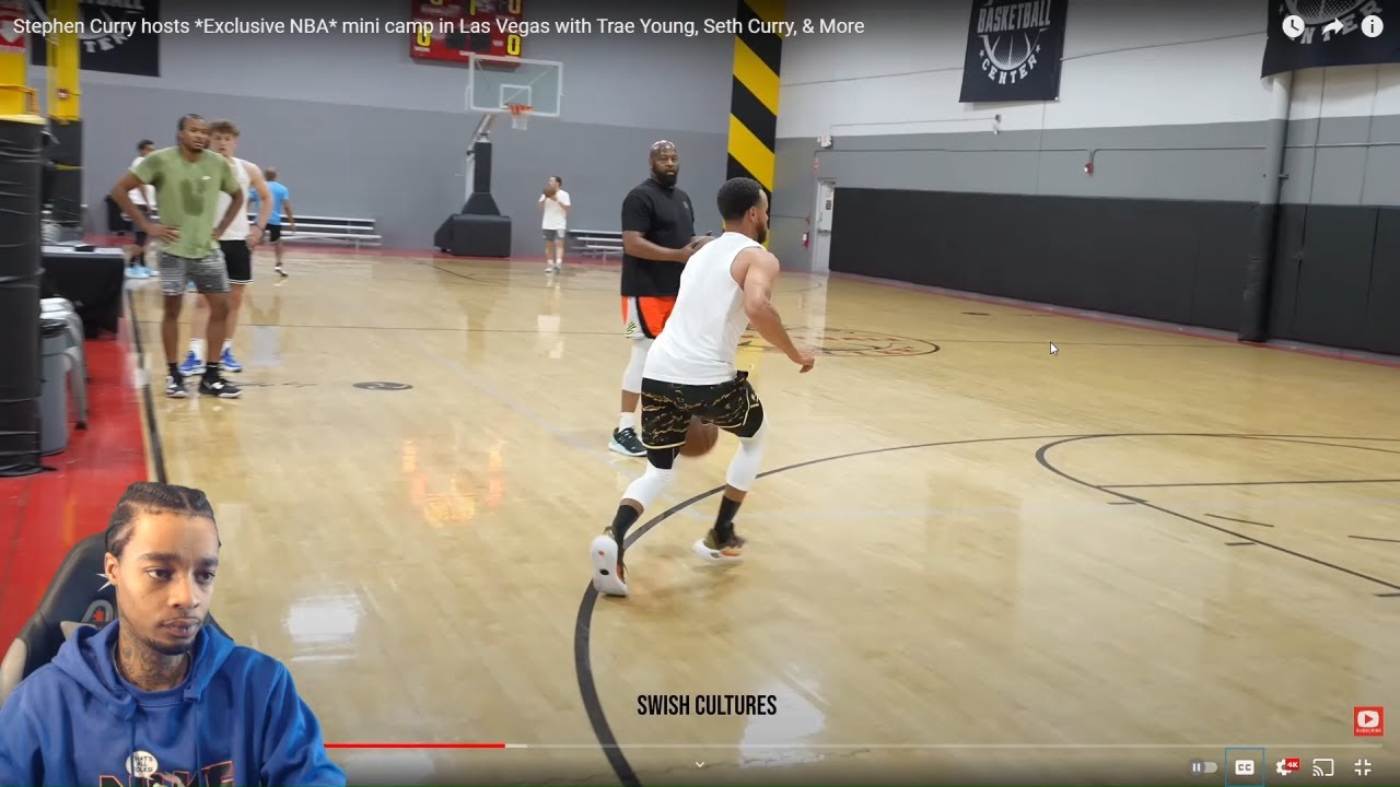 Reacting To Curry hosts Exclusive NBA Camp with Trae, Seth Curry, and More + Klay Vs Mathurin 1v1