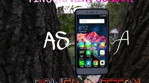 Lock your device with Fingerprint Sensor... Ft. Redmi Note 4 😊