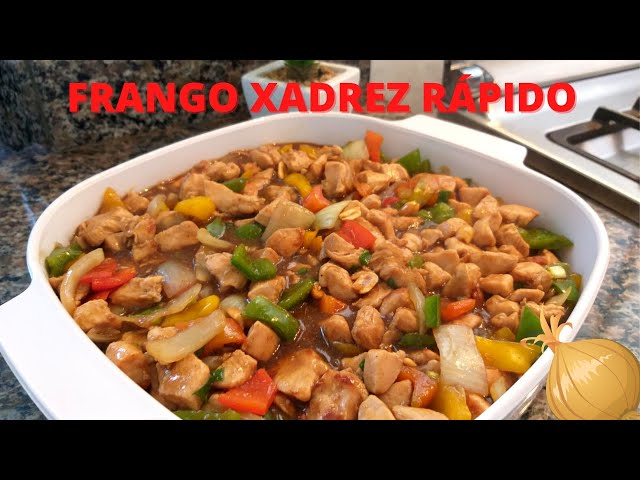 Mi Cozinha Low Carb - FRANGO XADREZ Essa receita de frango xadrez super  fácil é da Agnes nossa moderadora. Super rápida e simples, além de ser uma  delícia! INGREDIENTES: 2 colheres de