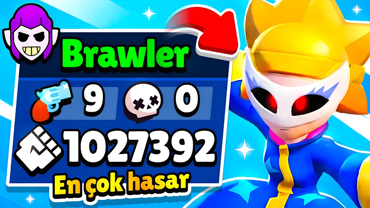 EN ÇOK HASAR VURAN KİŞİYE DÖNÜŞÜYORUM! 😱 | Brawl Stars