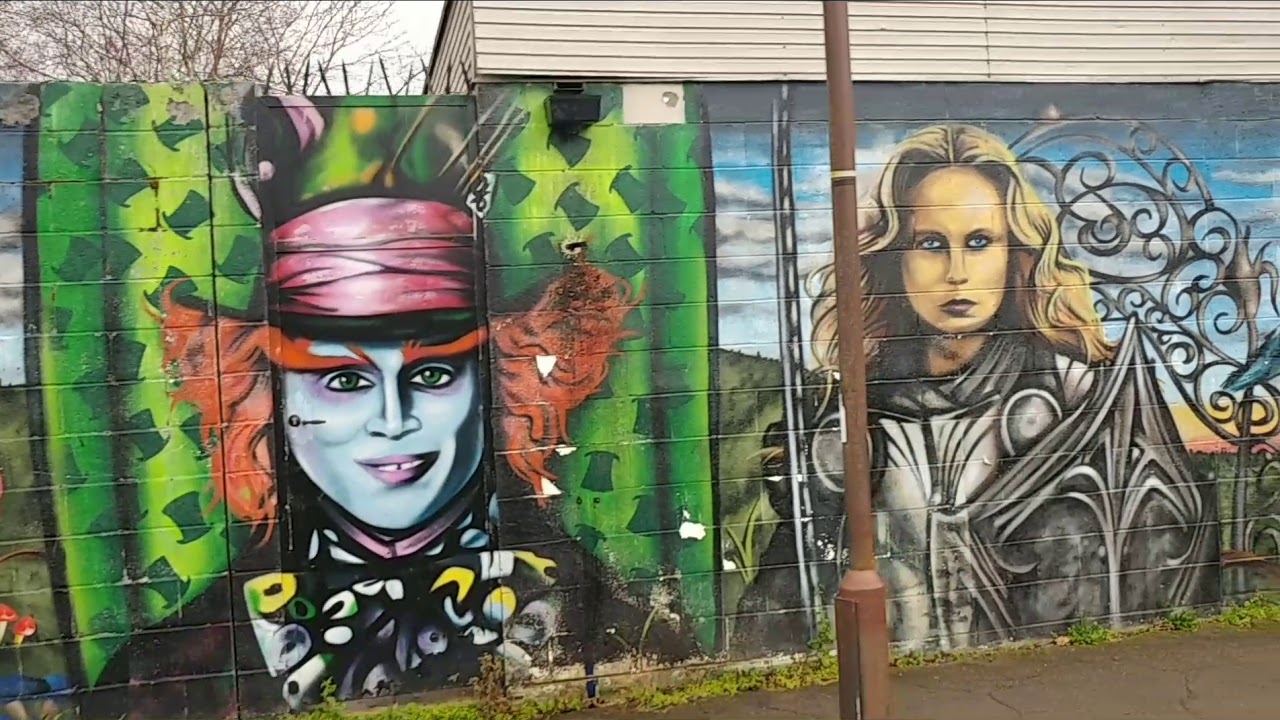 Alice In Wonderland Wall Mural Milton Keynes