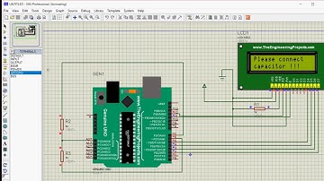 Capacitance Measurement Using Arduino | Simulation