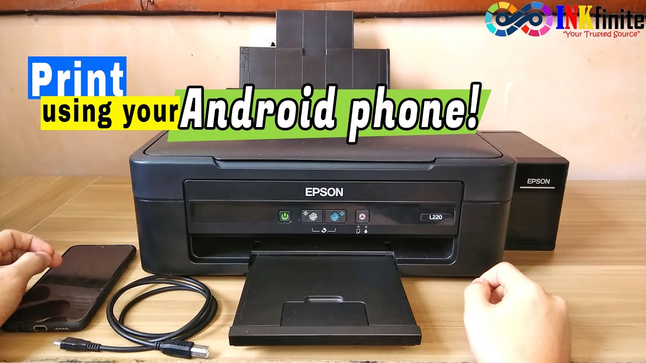 Print in All Epson L Series Printer using your Android Phone English CC | INKfinite