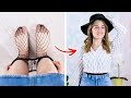 NEW OUTFIT IN 1 MINUTE: Clothing Tricks For a Perfect Look