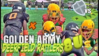 8u WAR!! Golden Army vs Deerfield Rattlers | FYFL Football highlights