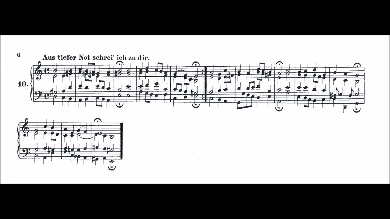 Aus tiefer Not Schrei' ich zu