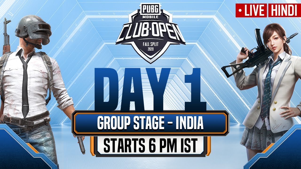 [Hindi] PMCO India Group Stage Day 1 | Fall Split | PUBG MOBILE CLUB OPEN 2020