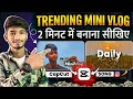 Instagram Trending Mini Vlog Kaise Banaye🔥| capcut video editing mini vlog  🎥