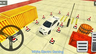 Mitsubishi Evo Car Parking | Driving School | White Electro Gaming screenshot 2