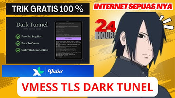 cara membuat config xl vidio unlimited | Dark Tunel 2025 | metode vmess v2ray
